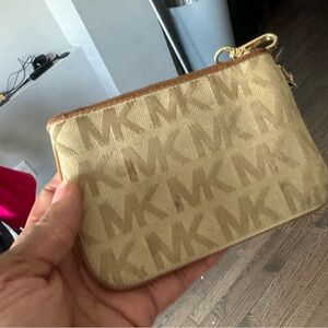 Michael Kors Tan Wristlet